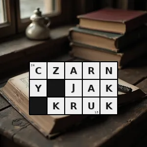 Hasło krzyżówkowe taki który jest w kolorze głębokiej intensywnej czerni całkiem czarny - czarny jak kruk – rozwiązanie, synonimy, podpowiedzi i definicje krzyżówkowe